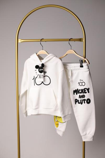 Beyaz Mickey ve Arkadaşları Eşofman Takımı