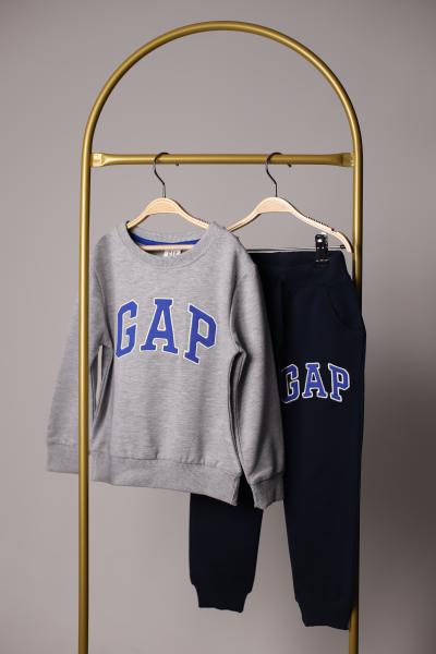 Gri Gap Baskılı Eşofman Takımı