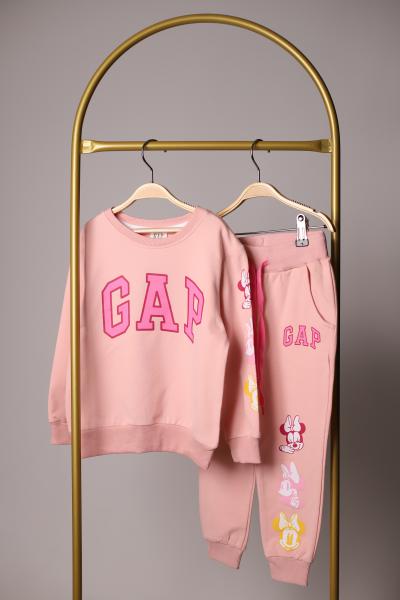 Minnie Mouse Pembe Gap Baskılı Eşofman Takımı