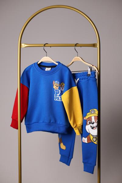 Paw Patrol Renkli Kol Detaylı Eşofman Takımı