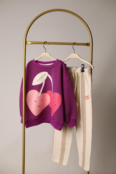 Love Cherry Mor Eşofman Takımı
