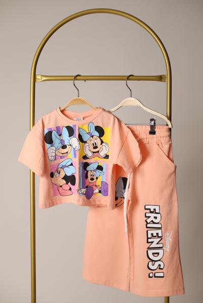 Kareli Minnie Baskılı Takım