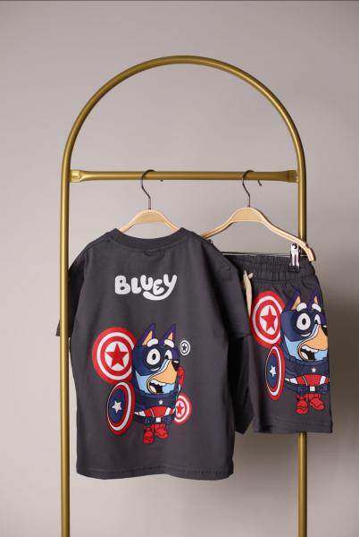 Captain Bluey Şortlu Takım