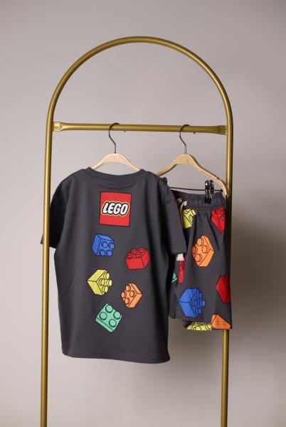 Antrasit Lego Şortlu Takım