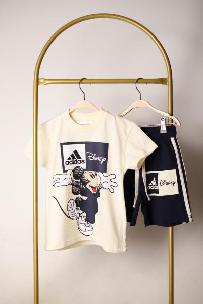 Füme Sporcu Mickey Şortlu Takım
