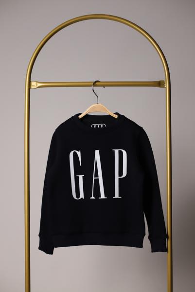 Lacivert Gap Baskılı Sweatshirt