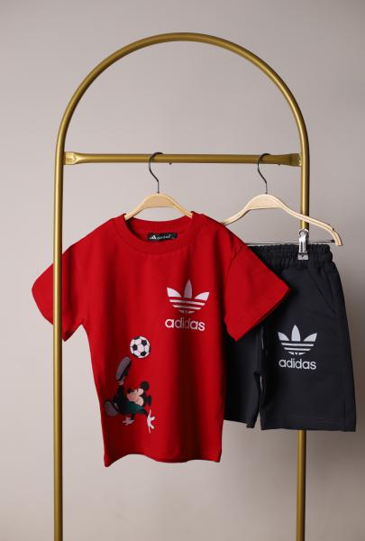 Futbolcu Mickey Spor Logolu Şortlu Takım