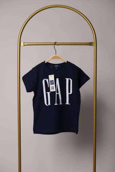 Lacivert Gap Baskılı Çocuk T-shirt