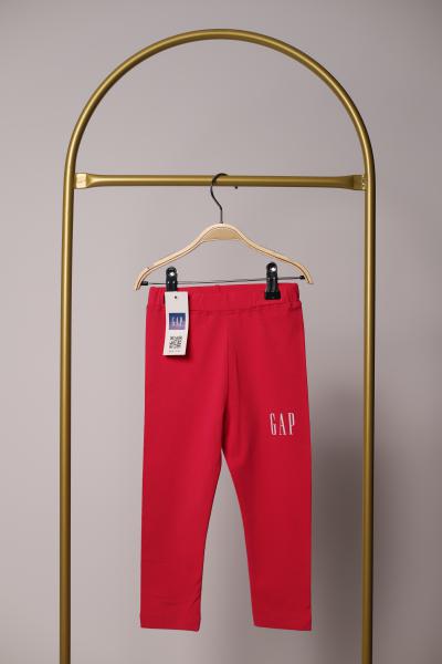 Beyaz Gap Pembe Baskılı Uzun Taytlı Takım