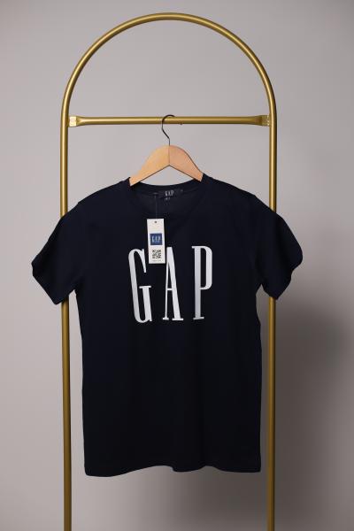 Lacivert Gap Baskılı Yetişkin t-shirt