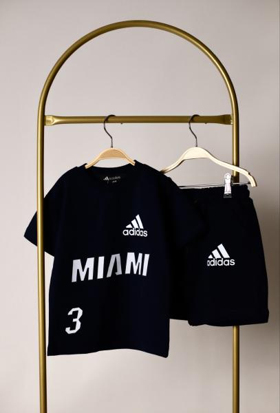 Lacivert Miami Şortlu Takım