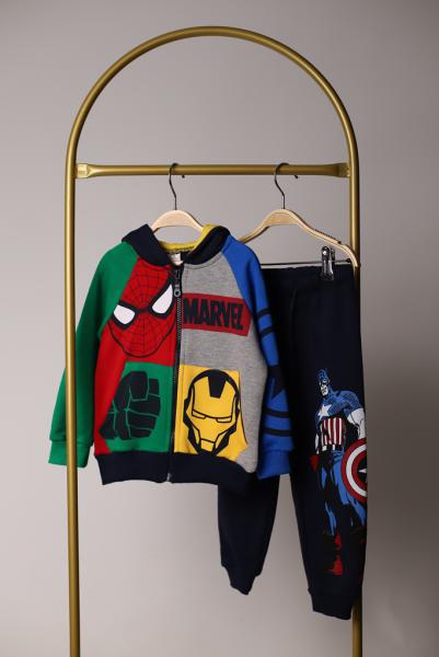 Marvel Fermuarlı Eşofman Takımı