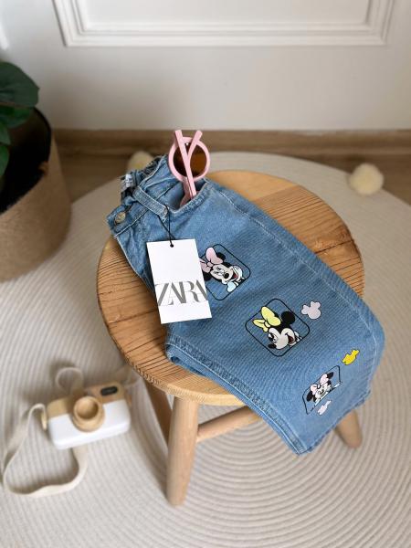 Minnie Mouse Baskılı Jean