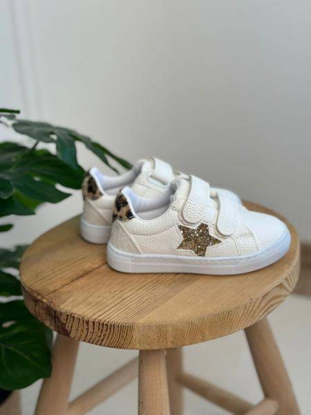 Leopar Ve Yıldız Detaylı Sneaker