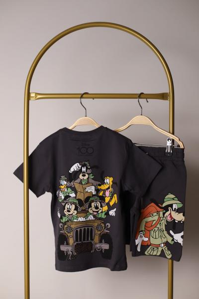 Kaşif Mickey ve Arkadaşları Füme Şortlu Takım