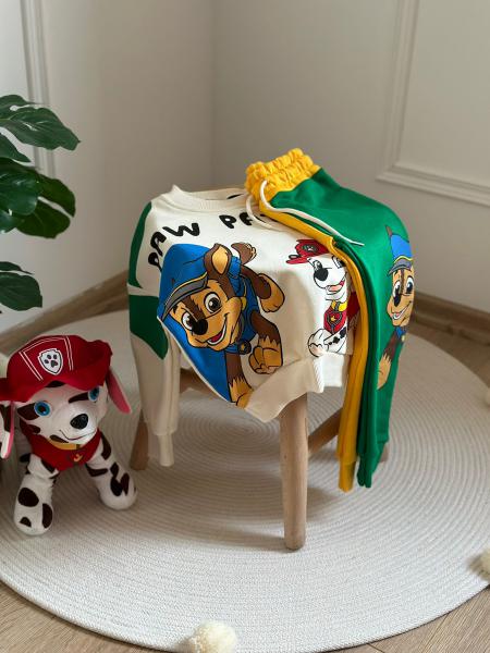 Yeşil Sarı Paw Patrol Eşofman Takımı